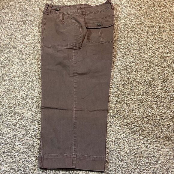 VTG,Ruby Rd. Women’s Dark Brown Cargo Pants Size 10 - Picture 5 of 11